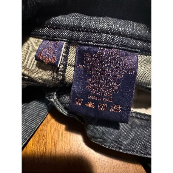 Vtg Y2K House of Dereon Beyoncé Womens Mid Rise Flare Embellished Jeans Size 7/8 - Picture 9 of 15